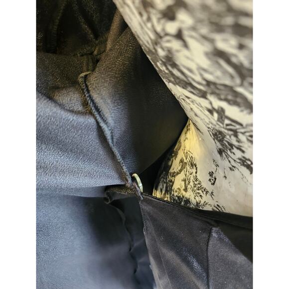 Zum Zum Black midi long sleeve wrap dress sz 7-8 90's y2k **read - Picture 8 of 10